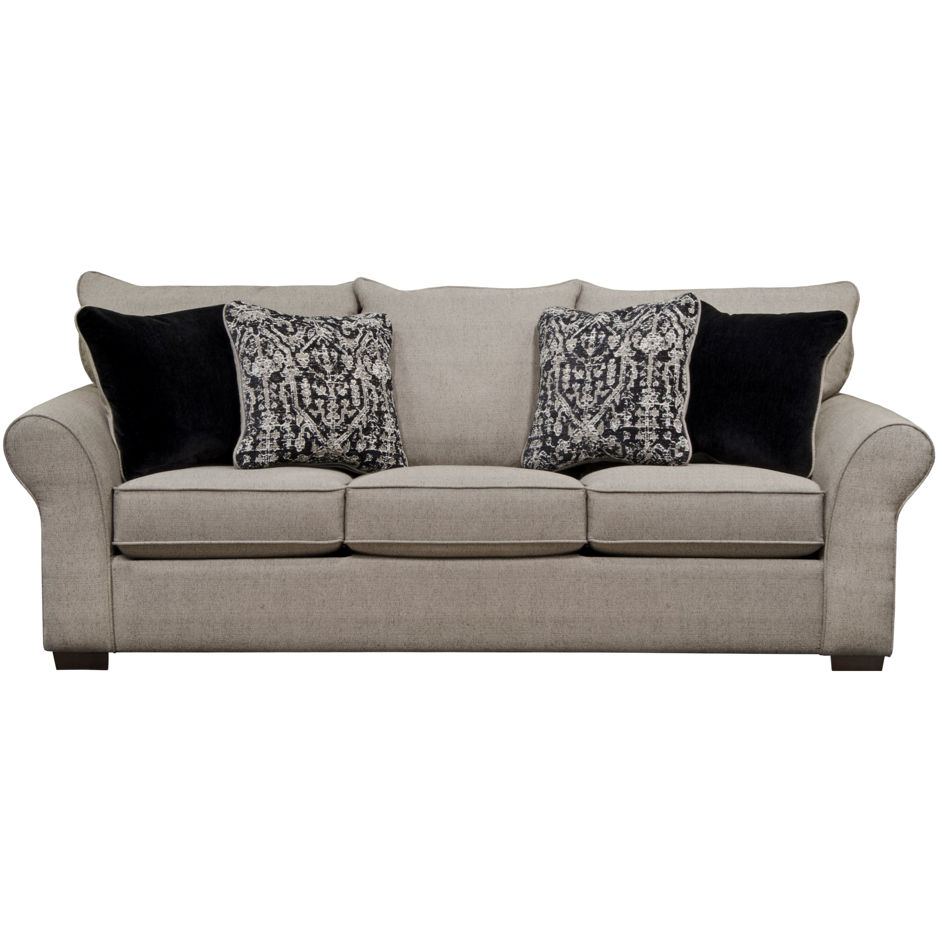 Jackson Furniture Maddox Transitional Sofa with Sock Arms Wayside